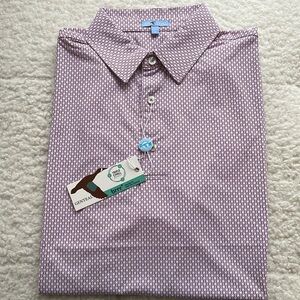 GENTEAL Mens brrr Performance Polo Maroon Baseball